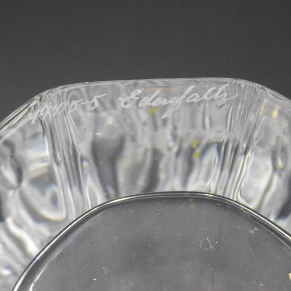 Royal Krona Crystal Vase | Swedish Modern | 6 inch high | MCM | EUC - Picture 5 of 7